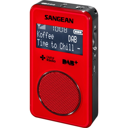 Red Dab+ Fm-Rds Pocket Radio Sangean