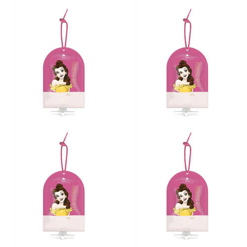 4PK Disney Pure Princess Scented Shower Gel Body Soap Belle 200ml Dark Fruits