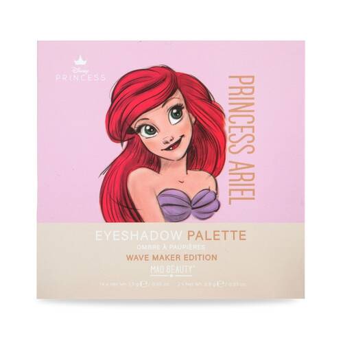 16pc Disney Pure Princess Pigmented Eyeshadow Makeup Palettes Ariel 19.8g