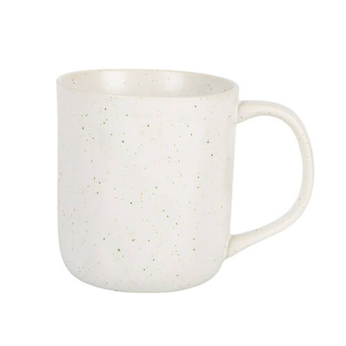 4pc NF Living Mirth Mug 350ml Capacity Ceramic Mugs Stoneware Dinnerware White