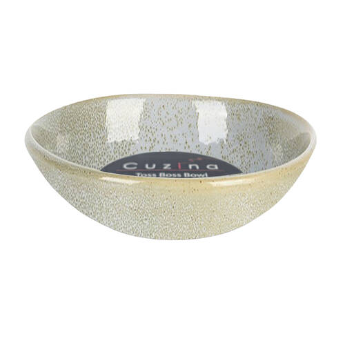 NF Living Salad Bowl 27x27x8 Ceramic Durable Stoneware Serveware Green
