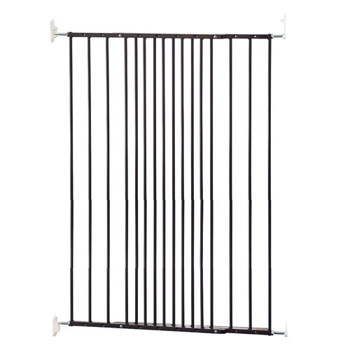 DogSpace Charlie Extra Tall Adjustable Safety Gate 103x106.8cm Dog/Pet Black