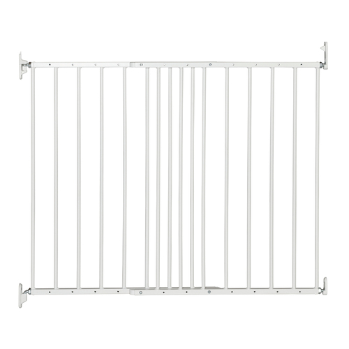 DogSpace Lucky Metal Safety Barrier/Gate Adjustable 72.5x106.8cm Dog/Pet WHT