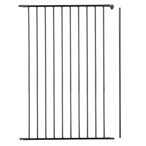 DogSpace 104.5x71cm Extension For Rocky Gate Extra Tall Safety Gate Dog/Pet BLK