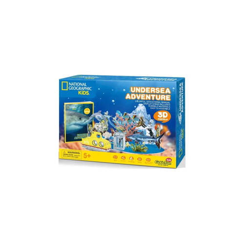 National Geographic Undersea Adventure Kids/Childrens 3D Puzzle 8y+