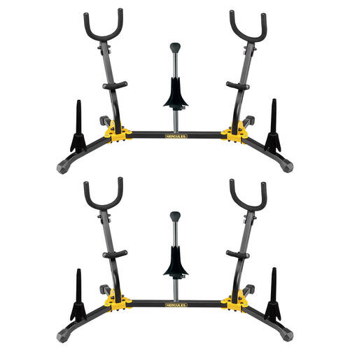 2PK Hercules Alto/Tenor Soprano Saxophone and Flute/Clarinet Stand
