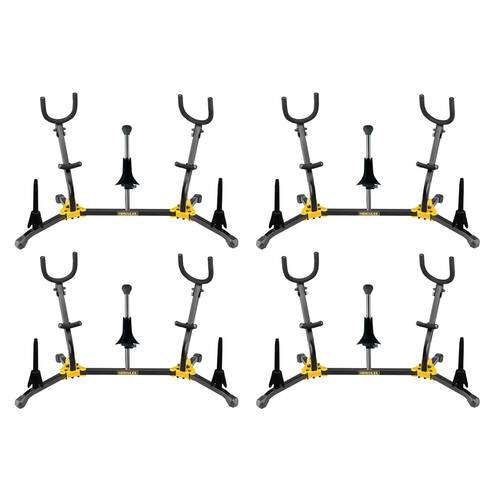 4PK Hercules Alto/Tenor Soprano Saxophone and Flute/Clarinet Stand