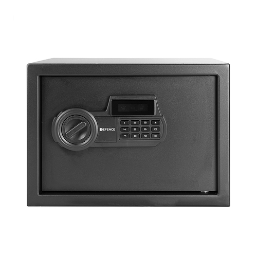 Defence Home Digital Code Security Safe 250x350x250mm - Matt Black