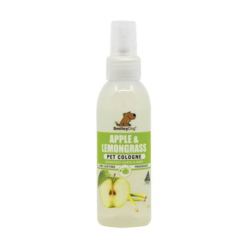 Smiley Dog Pet Grooming Cologne Spray Bottle 125ml Apple & Lemongrass