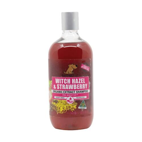 Smiley Dog Grooming Washing Care Shampoo Witch Hazel & Strawberry 500ml