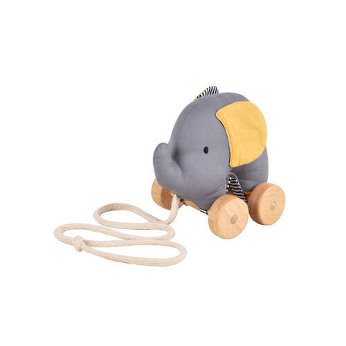 Tikiri Elephant Pull Toy Kids/Baby 97003 Fun Play Toy 0m+