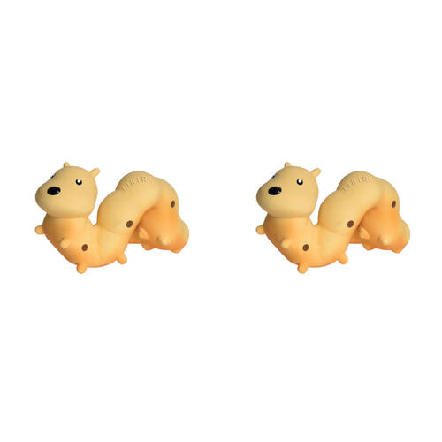 2PK Tikiri Caterpillar Garden Friend Baby 96510 Teether/Rattle Toy 0m+