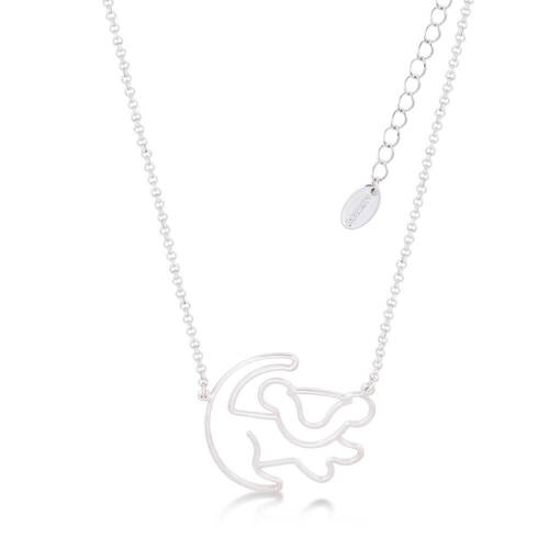 Couture Kingdom Disney The Lion King Simba Outline Necklace - Silver