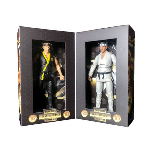 2pc Diamond Select Toys Cobra Kai Johnny & Daniel Retro Action Figure Set