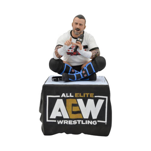  AEW CM Punk Gallery PVC Statue Figure Toy