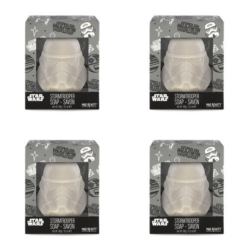 4PK Star Wars Scented Soap on a Rope Storm Trooper 180g Cedarwood & Lime