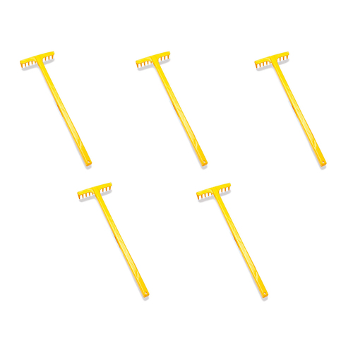 5PK Dantoy Classic Long Rake Kids 42cm Sandpit Toy 2y+