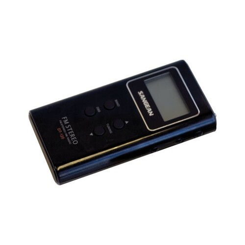 Black Fm/Am  Radio Pocket Size With Earphones