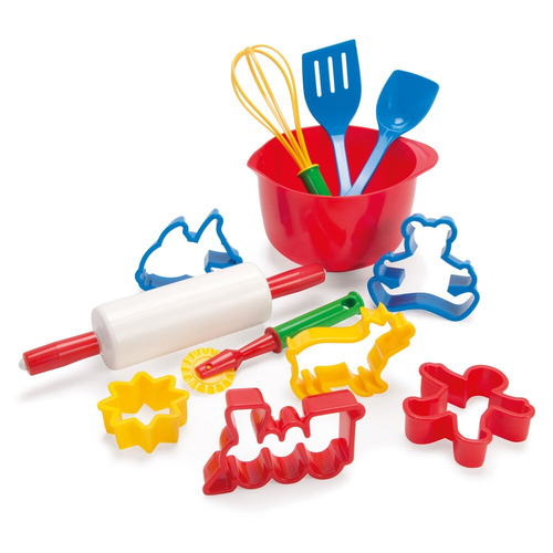 12pc Dantoy Classic Baking Kitchen Pretend Play Kids Toy Set 2y+