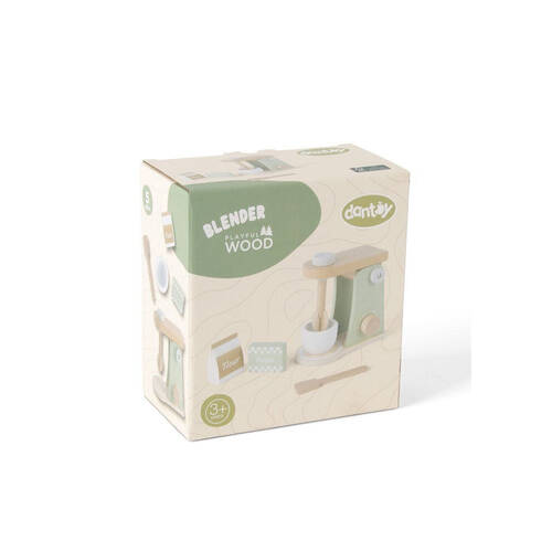 Dantoy Playful Wood Kitchen Pretend Play Toy - Blender Set 3y+