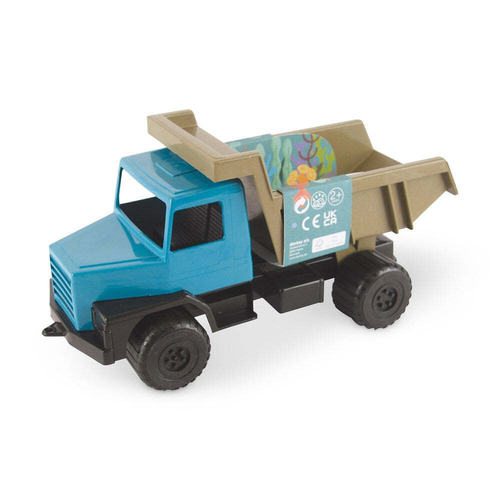 Dantoy Blue Marine Toys Dump Truck 28cm Kids Sand Pit Toys 2+