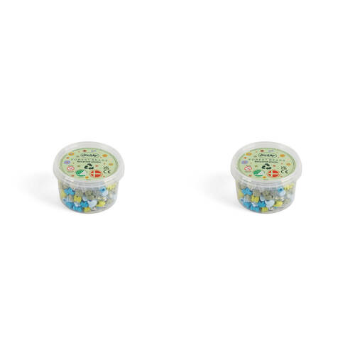 2x 280pc Dantoy Plastic Beads Forest Colours Small - Pastel 3y+