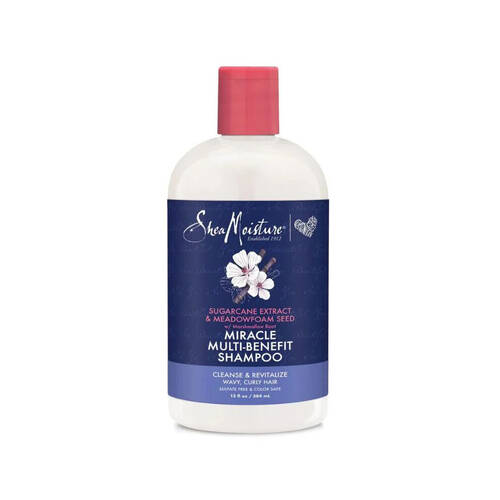 Shea Moisture Women's Sugarcane Extract & Meadow Foam Shampoo 384ml