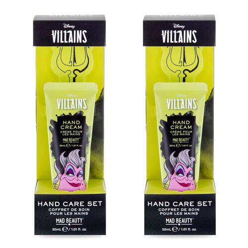 2x 2pc Disney Pop Villains Ursula Scented Hand Care Duo Set 30g Coconut