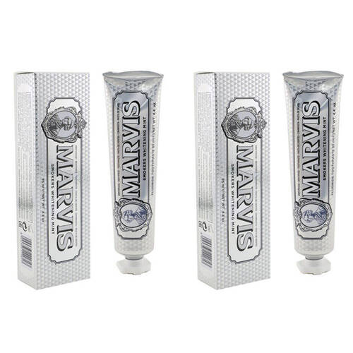 2PK Marvis Smokers Extra Whitening Toothpaste Tube Dental Oral Teeth Clean Care 85ml