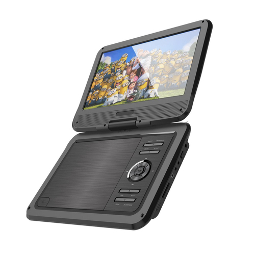 Laser Portable DVD Player With 10" LCD Screen/180° Swivel