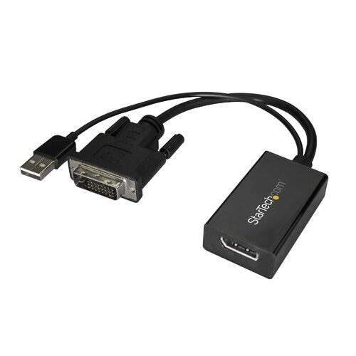 DVI-D to DP Video Adapter - DVI to DisplayPort Converter