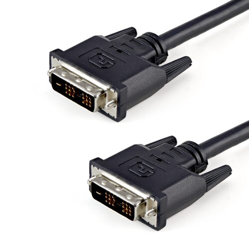 Star Tech 2m DVI-D 1920x1200 Male to Male Single Link Monitor Cable