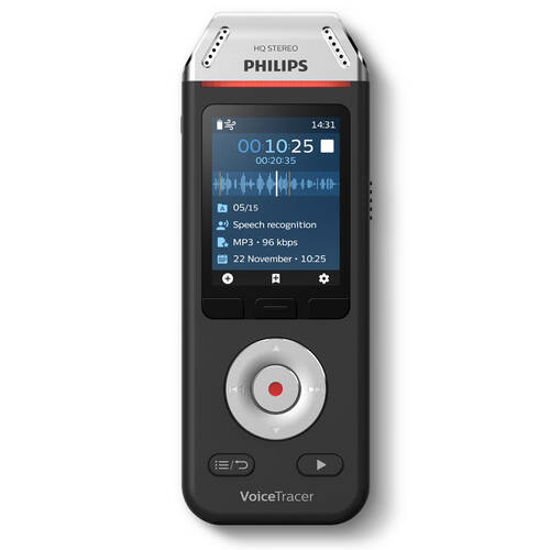 Philips 8GB Rechargeable Stereo Audio Recorder Dragon Software