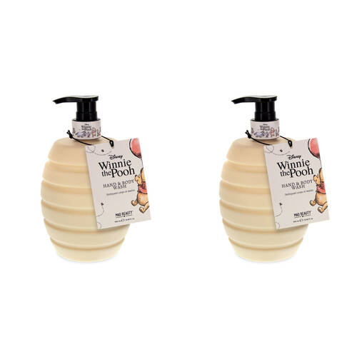 2PK Disney Winnie The Pooh Hand and Body Wash 500ml Honey & Orange Blossom