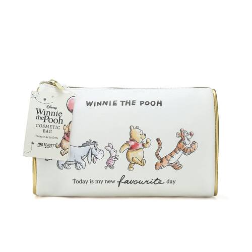 Disney Winnie the Pooh Cosmetic Storage Toiletry Bag White/Gold