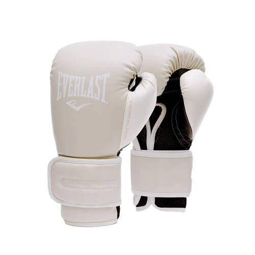 Everlast Powerlock2 Boxing Training Gloves 10 Oz For Bag/Mitt/Sparring White