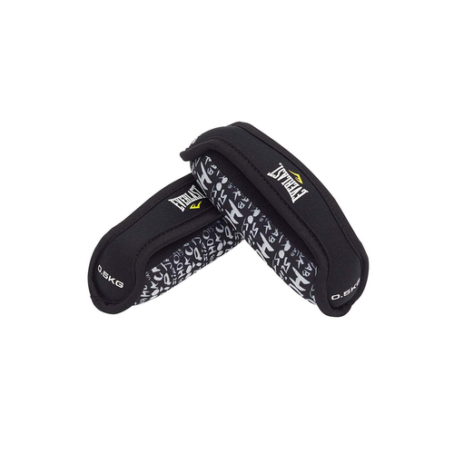 2pc Everlast Training Workout Walking Weights Pair 0.5kg Black/White