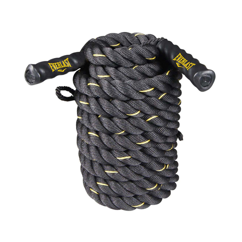 Everlast Heavy Training Home/Gym Strength Exercise 15m Battle Rope Black