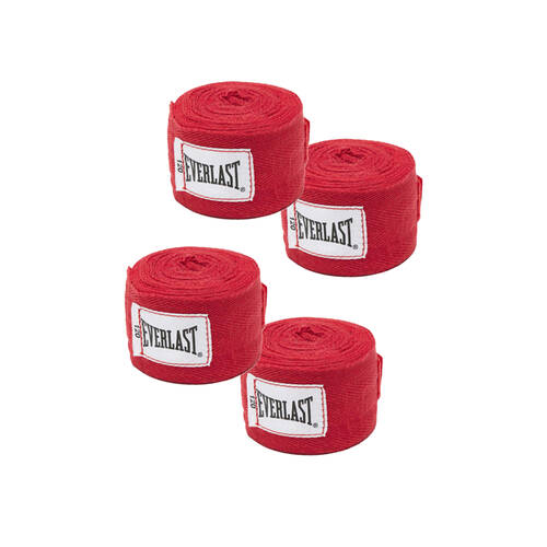 2PK Everlast 120in Classic Hand Wraps 1 Pair For Boxing Red