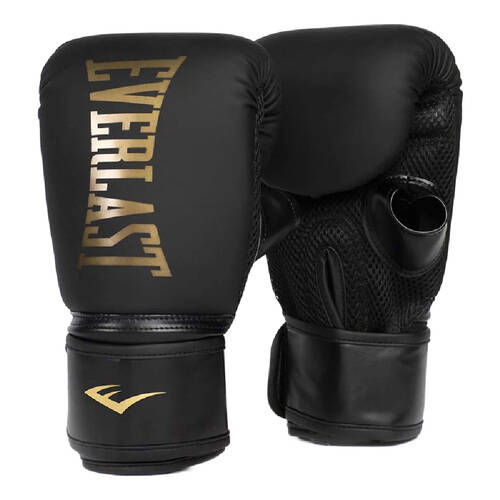 Everlast Elite Cardio Training Boxing Gloves L/XL Black/Gold