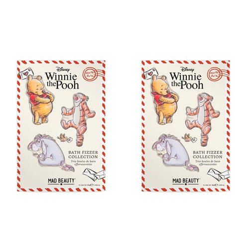 2PK Disney Winnie The Pooh Festive Bath Fizzer Collection Marshmallow