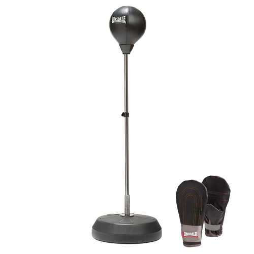 Lonsdale Boxing Speed Training Punch Ball On Stand Black