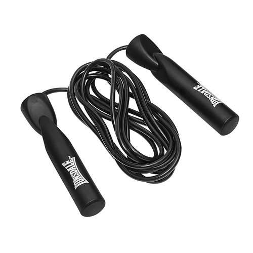 Lonsdale 2.75m PVC Skipping Jump Rope Fitness Training Black