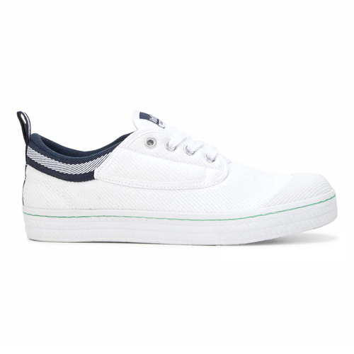 Volley Unisex Classic Canvas White/Navy Shoes US M14/W16 EU47