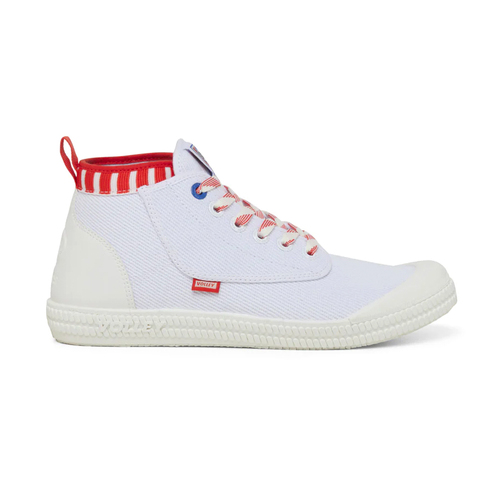 Volley Unisex Heritage High Collab Streets Classics White/Red/Blue Shoes US M9/W11 EU42