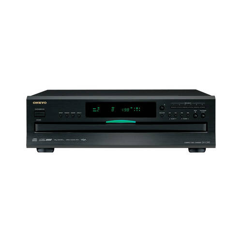 Onkyo DCX390 6 Disc 10W CD Player Stereo Speaker 13.1x43.2x43.5cm Black