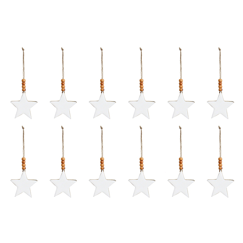 24PK LVD Star Petite Glitter Decorative Sculpture Home/Lounge Decor Assorted