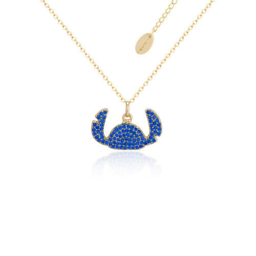 Couture Kingdom Disney Lilo & Stitch Crystal Silhouette Necklace - Gold