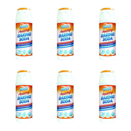 6PK Duzzit Amazing 500g Baking Soda Multipurpose Cleaner 7x19cm