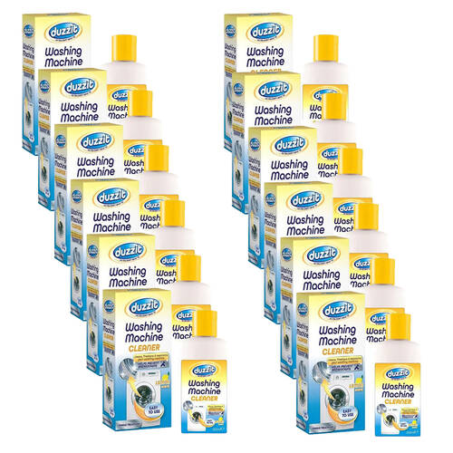 12PK Duzzit Liquid Washing Machine Cleaner 250ml - Lemon